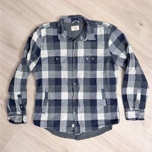 Marine Layer Lined flannel Plaid Jacket Size: Medium